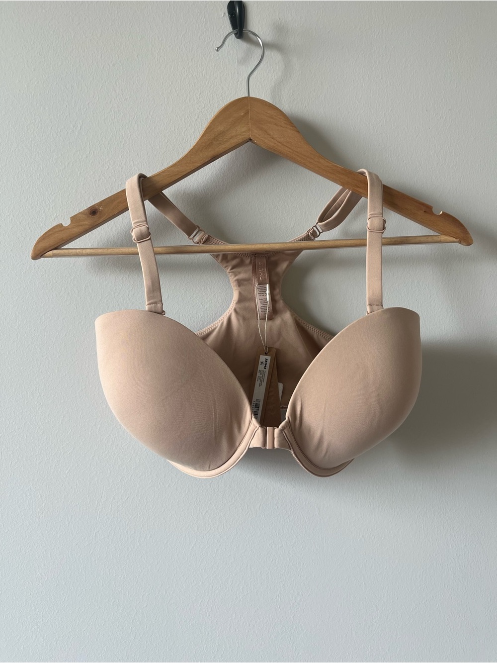 SKIMS Fits Everybody Racerback Demi Bra 34DDDD NWT Clay Color